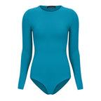 Natural Uniforms Long Sleeve Body Suit (Teal, Xx-Large)
