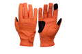 eGlove eQUEST GripPro Leather Touchscreen Horse Riding Gloves (Orange, X-Small)