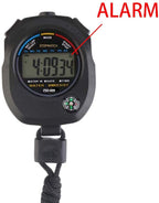 Multi-Function Electronic Digital Sport Stopwatch Timer, Large Display with Date Time and Alarm Function,Suitable for Sports Coa
