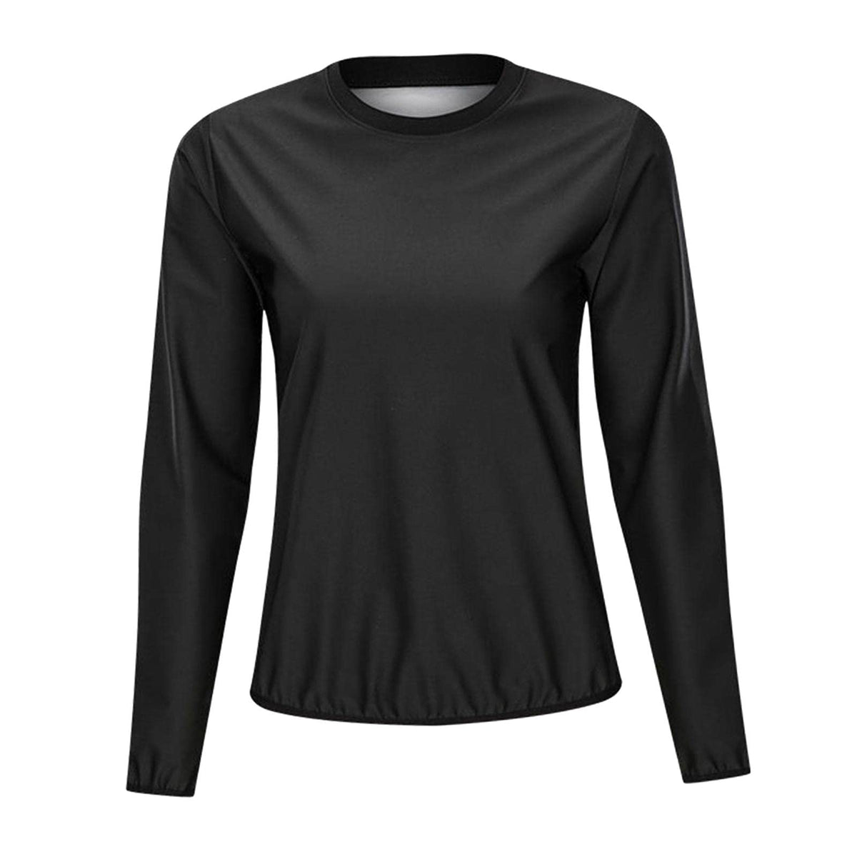 Enakshi Women Sauna Suit Waist Trimmer Slimming Tops Fitness Clothes M Black|Sporting Goods | Fitness, Running & Yoga | Clothing