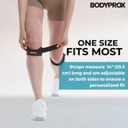 Bodyprox Patella Tendon Knee Strap 2 Pack, Knee Pain Relief Support Brace Hiking, Soccer, Basketball, Running, Jumpers Knee, Ten
