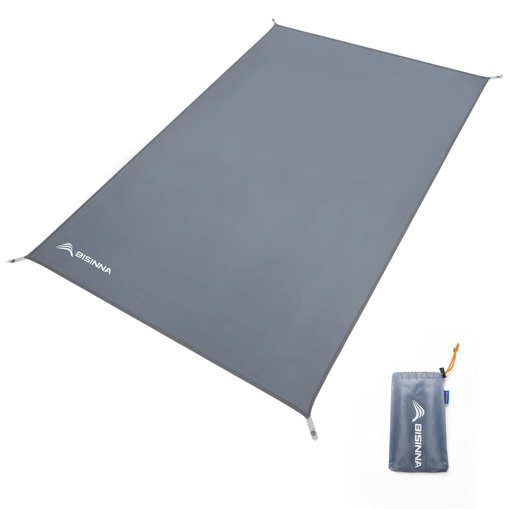Bisinna Waterproof Camping Tarp Mutifunctional Tent Footprint For 1-2 Person Tent, Groundsheet Picnic And Beach Mat With Drawstr
