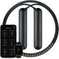 [Tangram Factory] Smart Rope - Led Embedded Jump Rope (Black, Medium)