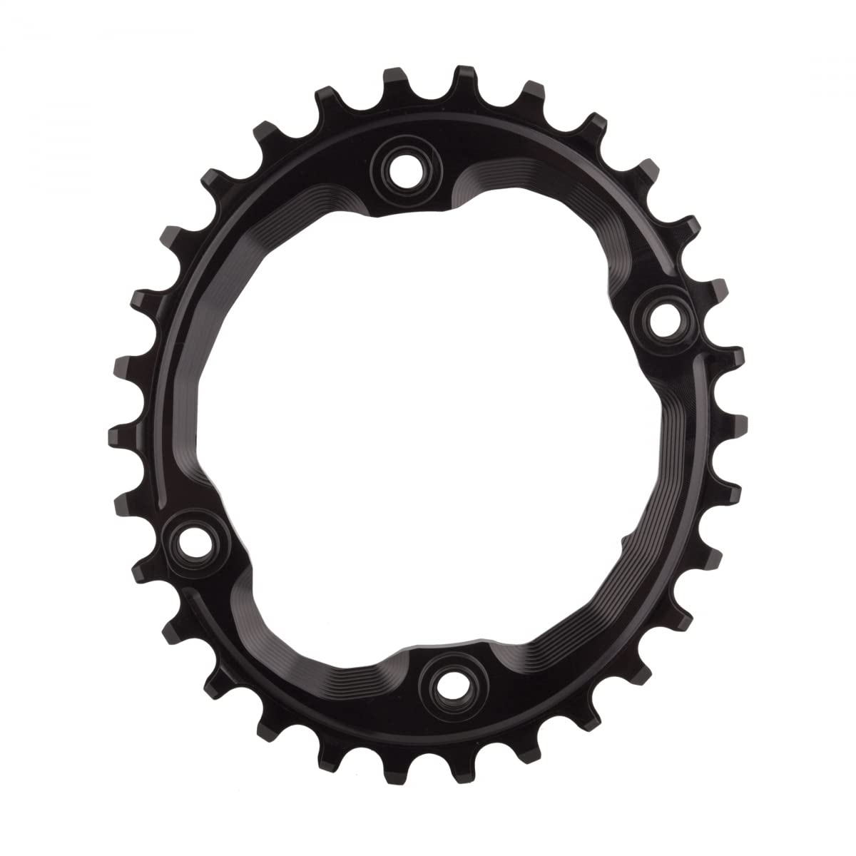 absoluteBLACK Shimano Oval Traction Chainring Black/96 Bcd (M9000 XTR), 30T