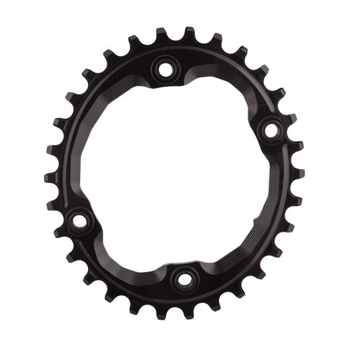 absoluteBLACK Shimano Oval Traction Chainring Black/96 Bcd (M9000 XTR), 30T