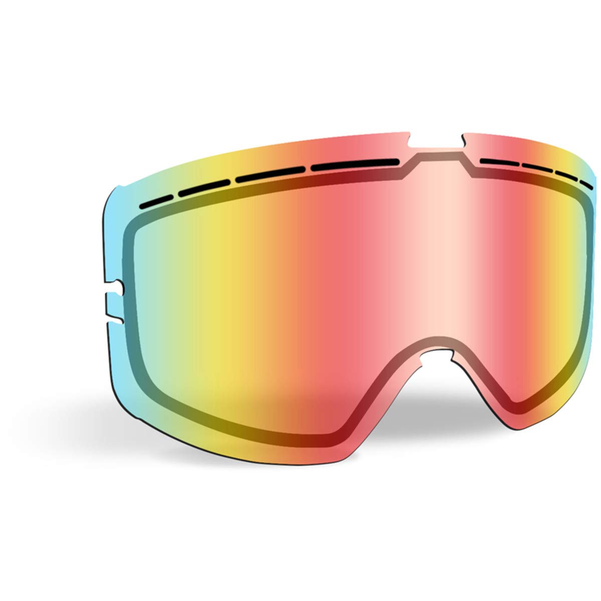 509 Kingpin Snow Lens (Fire Mirror/Clear)