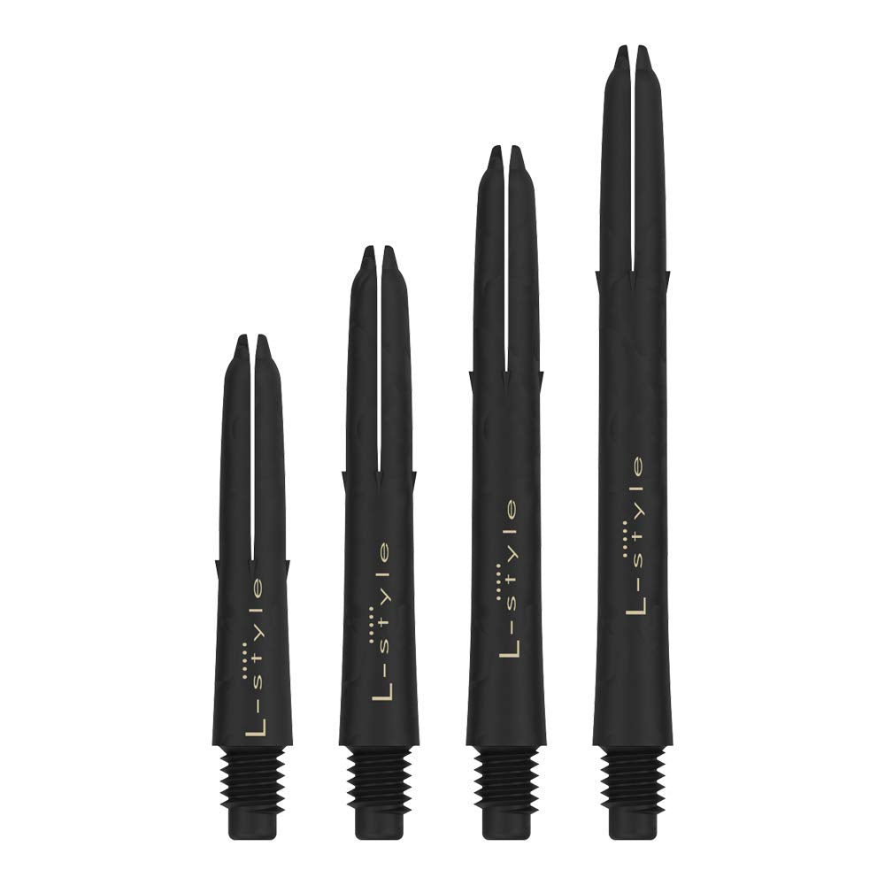 L-Style Dart Shafts: Laro Carbon Fiber Dart Shaft - Black 330 (Long)