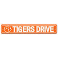 Fremont Die NCAA Clemson Tigers Team Sign, 4 x 24, Street Sign