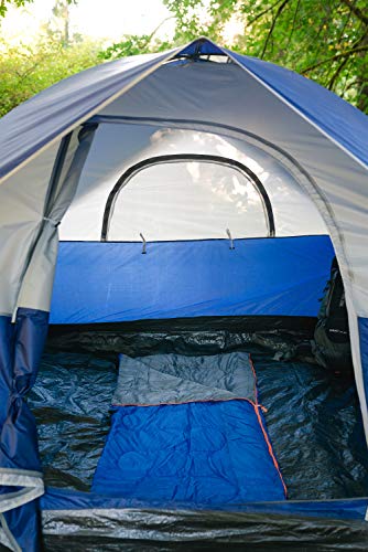 Stansport Redwood Rectangular 30'' X 75'' Sleeping Bag, Blue,Dark Green