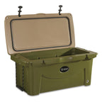 Guide Gear Ice Chest Camping Cooler Large And Rotomolded 90 Quart, Grizzly Bear Resistant, Tan/Green