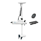 Parkho Haswing Electric Trolling Motor - 12V 55Lb 48 Inch Shaft Cayman B Bow Mount Boat Fishing Saltwater Freshwater With Remote