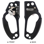 Newdoar Left Hand Ascender Rock Climbing Tree Arborist Rappelling Gear Equipment Ce Certified Rope Clamp For 8~13Mm Rope(Left Ha