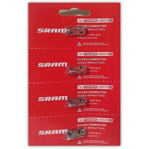 Sram Axs Powerlock Link For 12-Speed Road Chains, Silver, Card4
