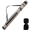 Gse 2X2 Deluxe Hard Billiard Pool Cue Stick Carrying Case, Billiard Cue Case, Billiards Accessories (Square - Grey)