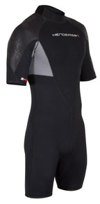 Henderson 3Mm Thermoprene Pro Mens Back Zip Shorty, Black, 3Xl