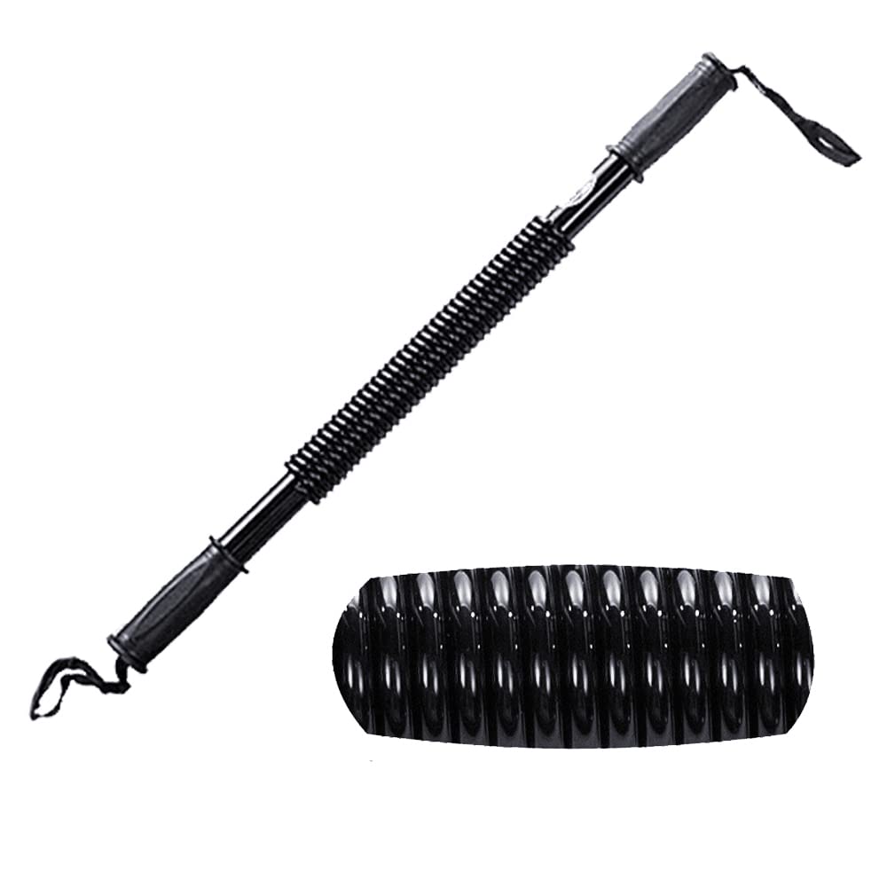 Boshen 110Lbs Power Twister Bar For Arm Upper Body Strength Training Workout Heavy Duty Arm Builder (110Lbs)