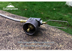 Campingmoon Small Propane To Butane Adapter, Input: 16Oz/1Lb Small Propane Canister, Output: En417 Lindal Valve Z22