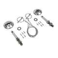 Drake Muscle Cars Fr3Z-6316892-Lm Modern Hood Pin Kit Billet And Stainless