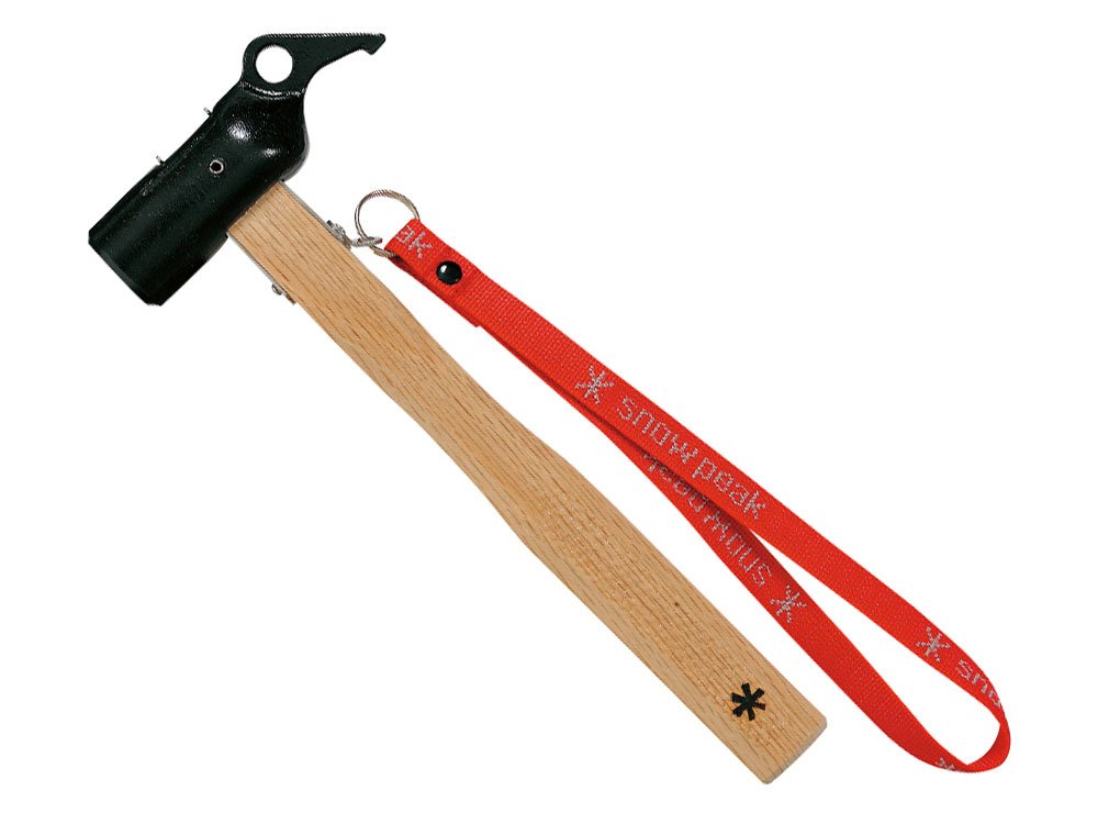 Snow Peak Peg Hammer Pro - Durable Camp Hammer Great As Tent & Tarp Stake Remover - Backpacking, Hiking & Camping Supplies - Ste