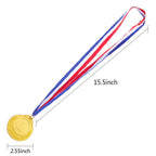 Caydo 6 Pieces Gold Silver Bronze Award Medals-1St 2Nd 3Rd Place Medals For Competitions, Party, 2 Inch