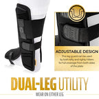 Franklin Sports Baseball + Softball Leg Guard - Prt Series Youth Shin + Foot Shield For Batting - Protective Leg + Ankle Guard W