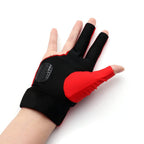 Cuesoul Professional Billiard Gloves Red-Wear On Right Hand Size M
