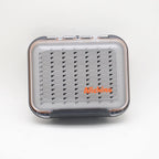 Alichino Fly Box For Fly Files Ice Jig Box Two Sided Waterproof Fly Fishing Box For Nymphs And Streamers (Grey Foam Insert, S 4.