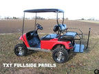 Ezgo Txt Golf Cart Polished Aluminum Diamond Plate Rocker Panel Set