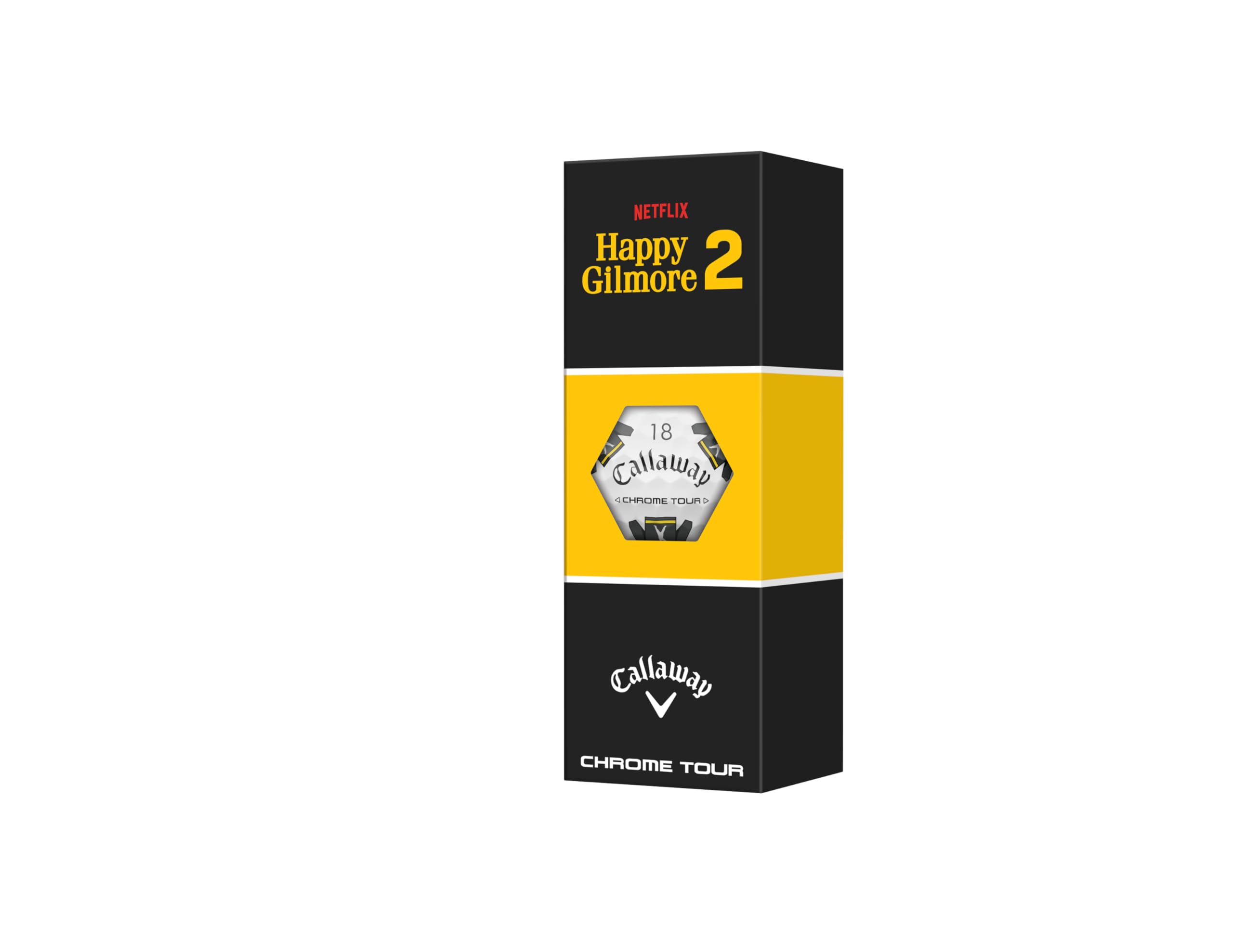 Callaway Golf Chrome Tour Happy Gilmore Golf Ball (Truvis, Its All in The HIPS)