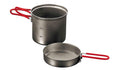 Evernew Eca265R Titanium Ultra Light Cooker, Deep Type, Red