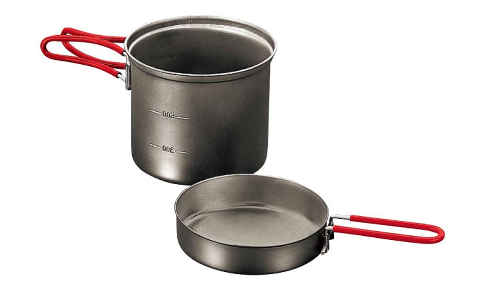 Evernew Eca265R Titanium Ultra Light Cooker, Deep Type, Red