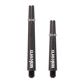 Unicorn Dart Shafts | Gripper 3 | Durable Nylon | Black | 3 Stems | Medium 44.2 mm
