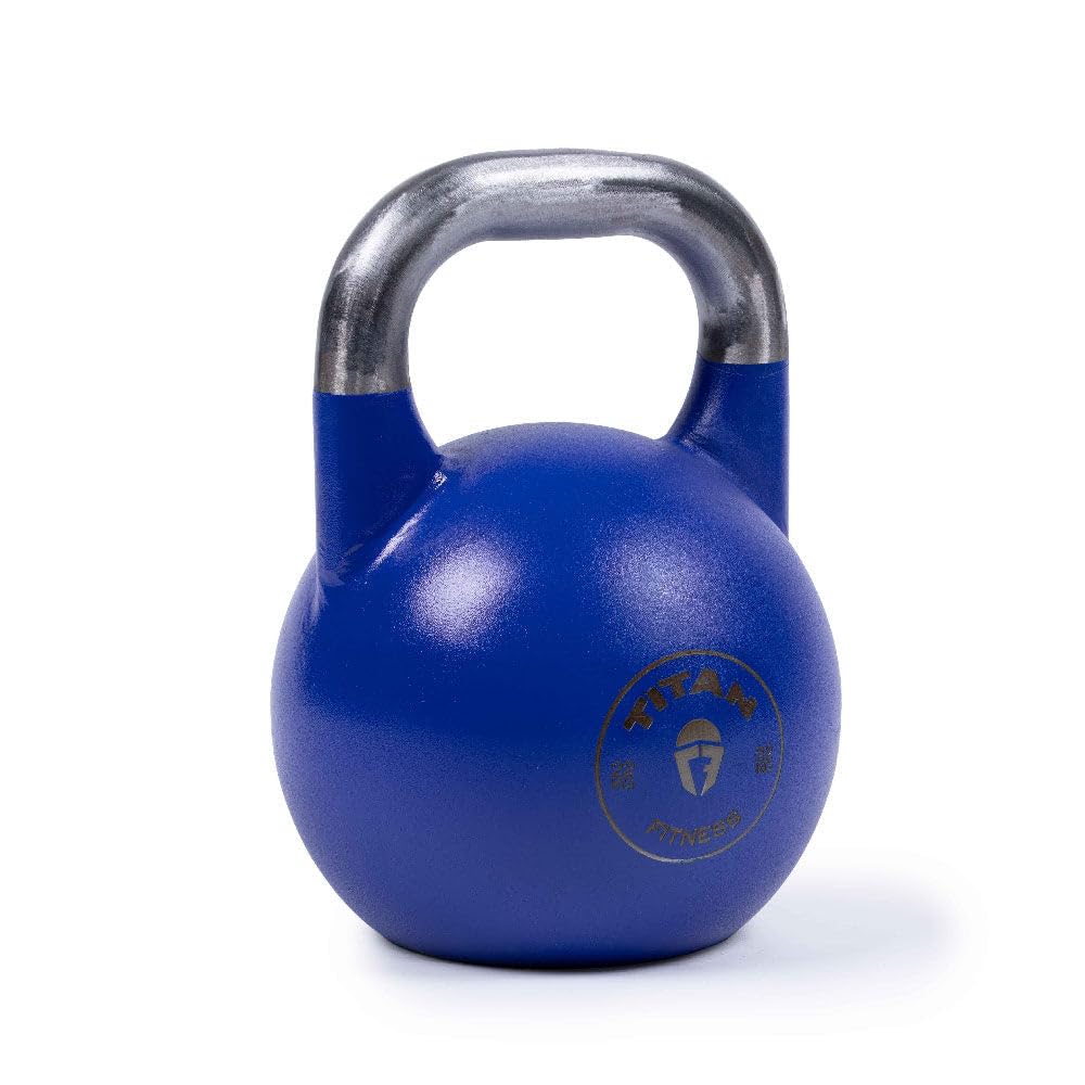 Titan Fitness 22 Kg Competition Kettlebell, Single Piece Casting, Kg Markings, Full Body Workout