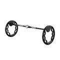 MeadawgsDouble Wheel Fitness Wheel Silent Bearing Double Wheel Abdominal Roller MultiFunction Portable Core for Indoor Black|Sp