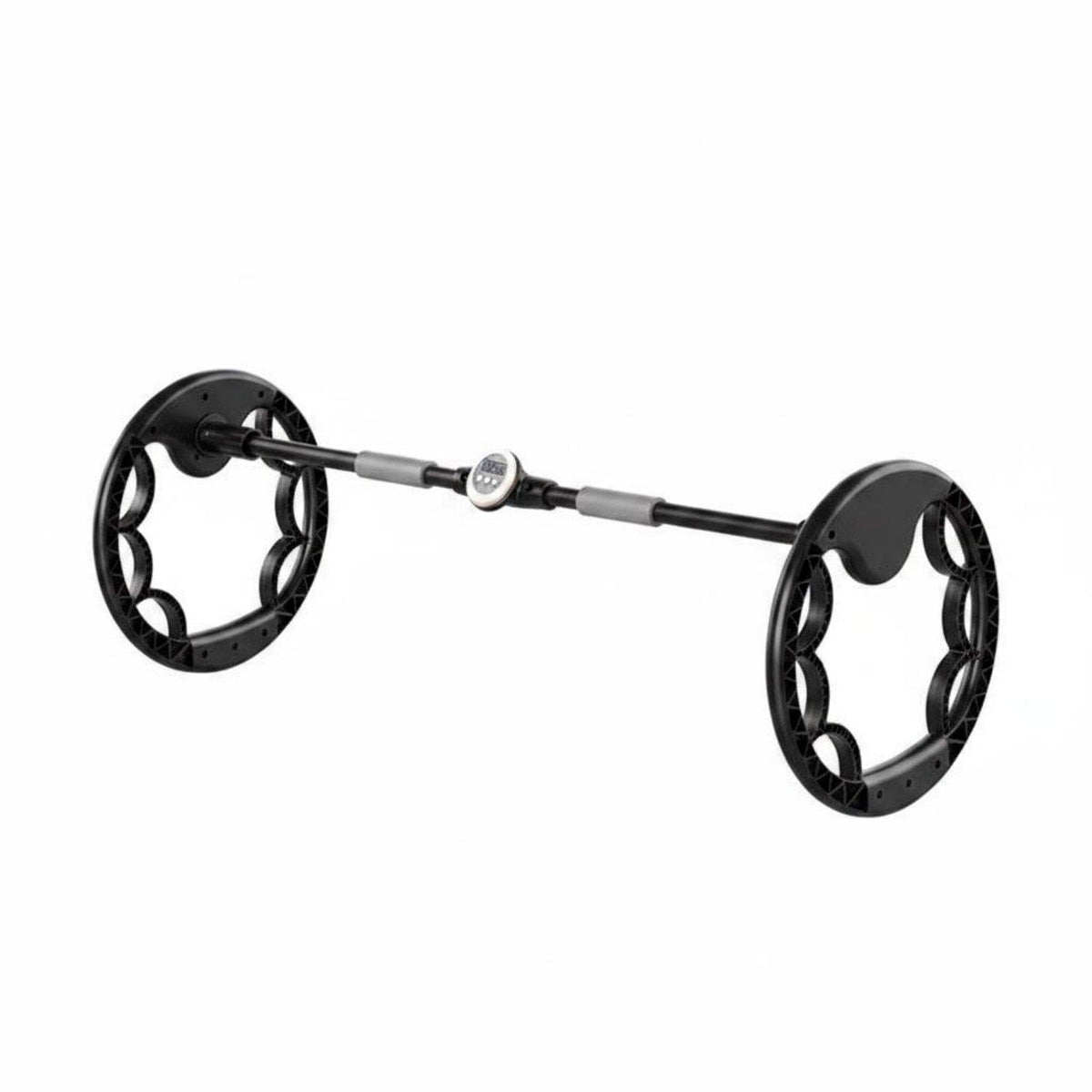 MeadawgsDouble Wheel Fitness Wheel Silent Bearing Double Wheel Abdominal Roller MultiFunction Portable Core for Indoor Black|Sp