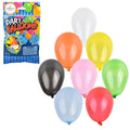 144 Pcs Balloon Dart Games, 4  Inches Bulk Balloons Toy - Pink, Green, Blue, Orange, White, Yellow, Black, Red (144 Balloons)