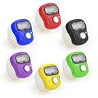 Electronic Finger Counter,4-Pack Case Resettable 5 Digit Lcd Electronic Digital Display Finger Hand Tally Counter Counting For G