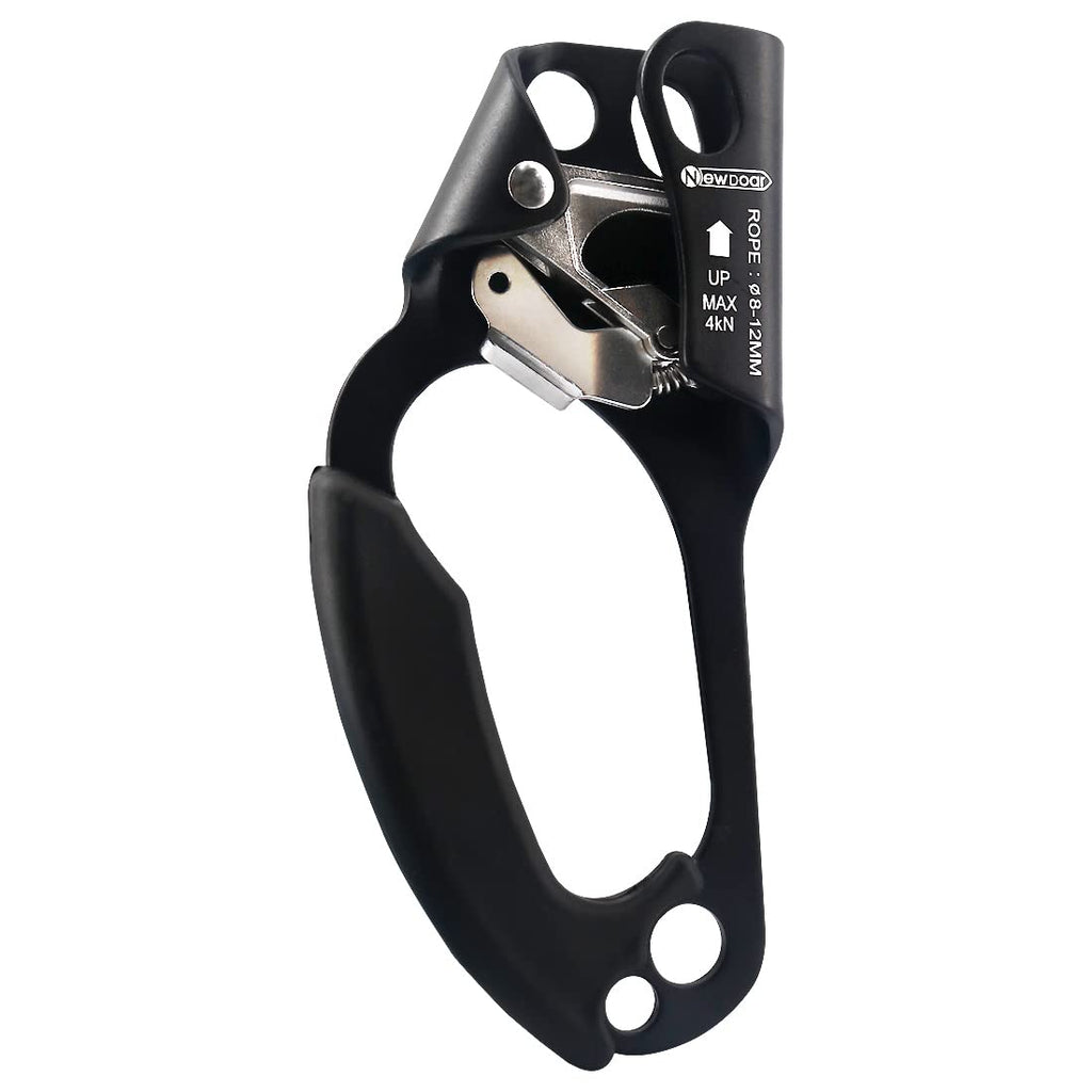 Newdoar Left Hand Ascender Rock Climbing Tree Arborist Rappelling Gear Equipment Ce Certified Rope Clamp For 8~13Mm Rope(Left Ha