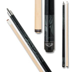 Athena Ath23 Pool/Billiards Cue - Black And White Tree/Vine Silhouette - 17Oz