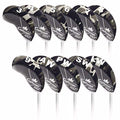 Craftsman Golf 11Pcs/Set Camouflage Black & Gray Splice Neoprene Golf Club Head Cover Wedge Iron Protective Headcover For Mizuno