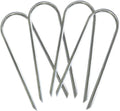 Trampoline Stakes U Shaped Anchors Heavy Duty Metal 12''- Long Trampolines Ground Wind Stakes For Soccer Goals, Camping Tents, G