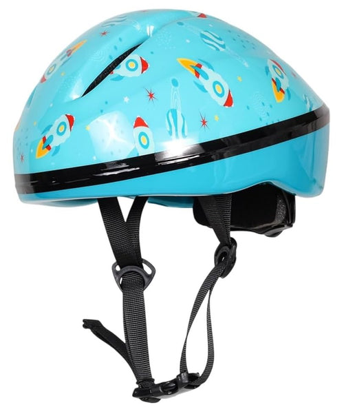 Airavat Mini Rider Kids Cycling & Skating Helmet, Aerodynamic Shape, Size Adjustable with Quick Release Buckle (Cyan, Extra Smal