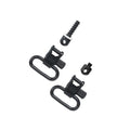 Uncle Mike'S Quick Detachable Fore End Band Style Sling Swivels (Blued, 1-Inch Loop) , Black