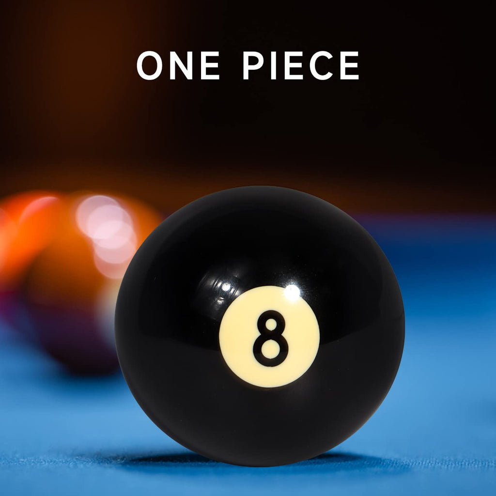 Gse 2-1/4'' Regulation Size Billiard #8 Pool Ball Replacement Eight Ball For Billiard Pool Table, Billiards Accessories