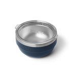Yeti Rambler Bowls, Vacuum Insulated, Stackable And Nestable Stainless Steel Bowl With Lid, 1 Quart, Navy