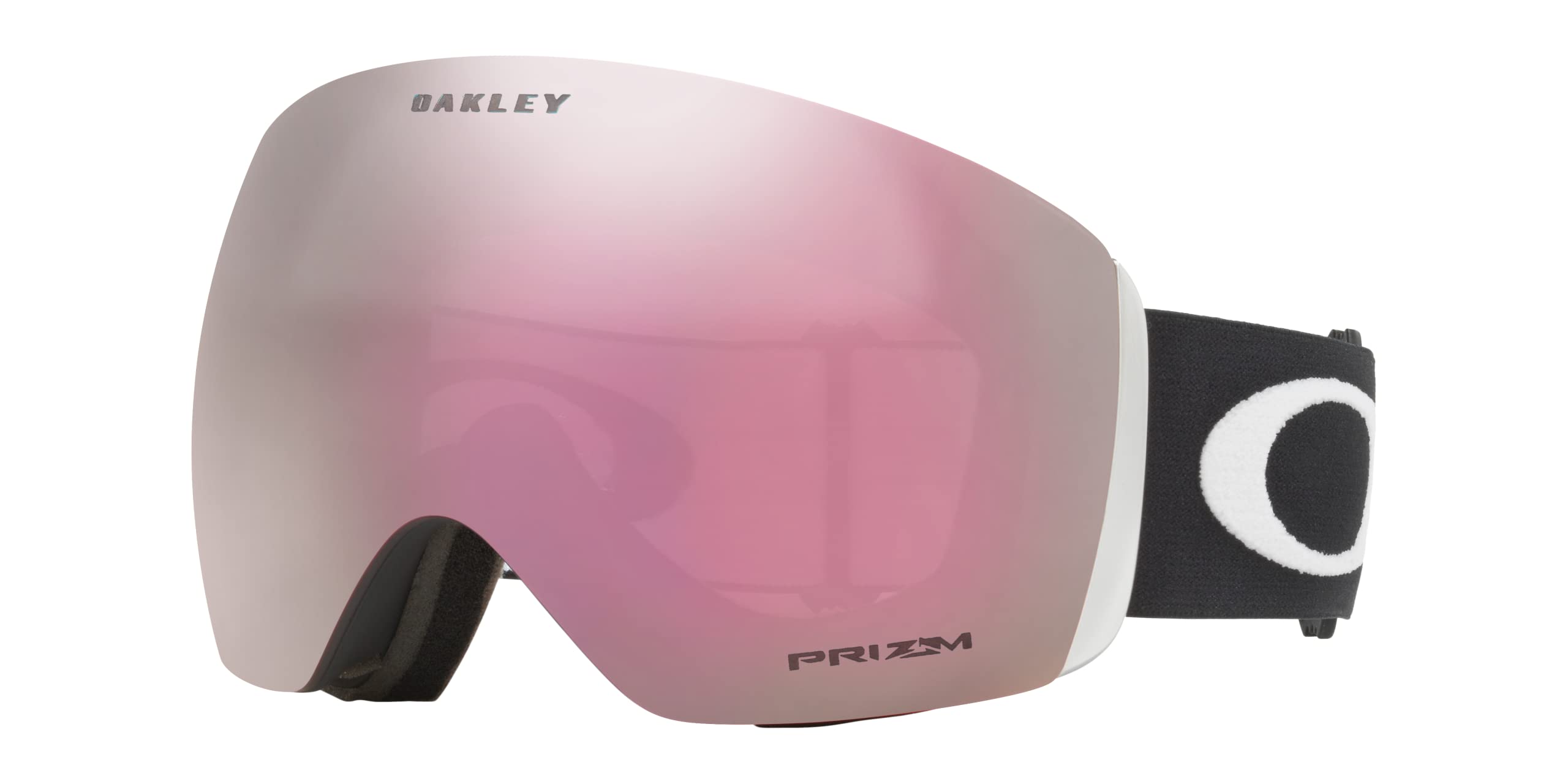 Oakley Mens Flight Deck, Matte Black W/Prizm Hi Pink Iridium , Large