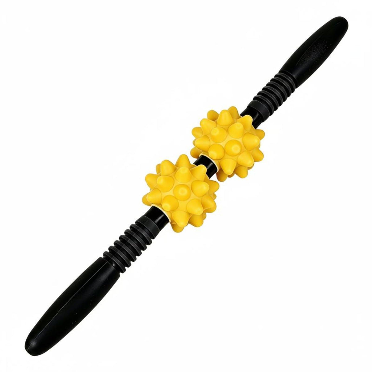 CLOVRIX Fascia Massage Stick Deep Tissue Spiky Leg Relaxing Double Row Muscle Roller for Athletes, Mind Practice, Workout, Gym,