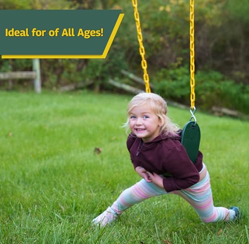 Eastern Jungle Gym Replacement Sling Swing Pack Of 3 With Coated Swing Chains