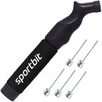 Sportbit Ball Pump With 5 Needles - Push & Pull Inflating System - Great For All Sports Balls - Volleyball Pump, Basketball Infl