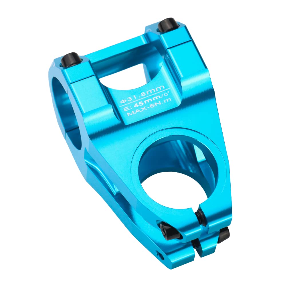 Cysky 31.8 Stem 45Mm Mtb Stem Mountain Bike Stem Riser Handlebar Short Stem For Most Road Bike Stem, Mtb Stem, Bmx Stem, Bicycle